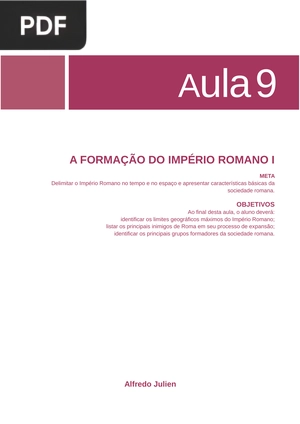 A formaçã do Império Romano I