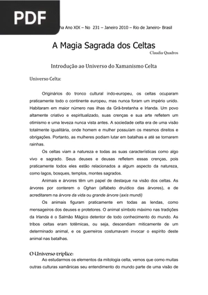 A Magia Sagrada dos Celtas